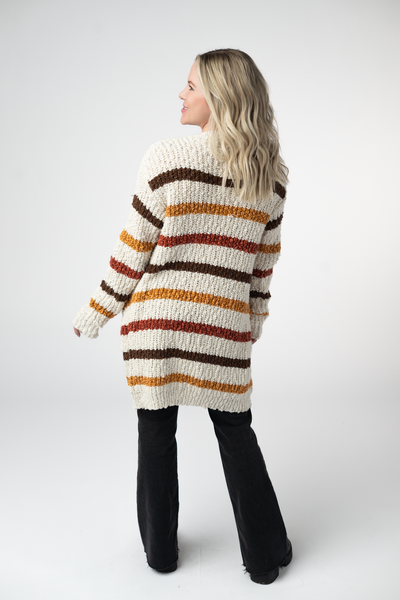 Harvest Stripe Cozy Cardigan