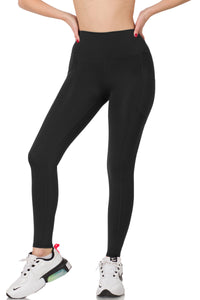 Black Pocket Leggings