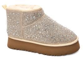 Corky's Rhinestone Slipper Boots
