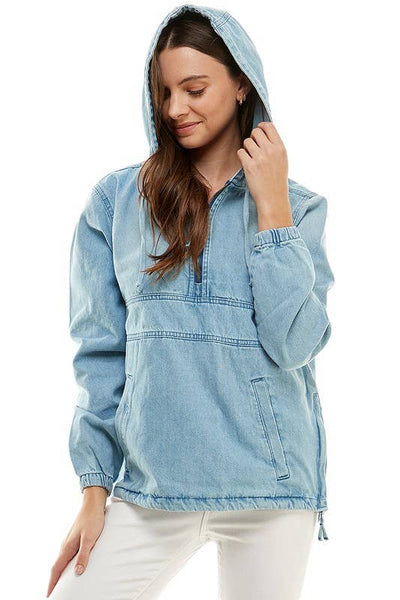 Soft Denim Pullover