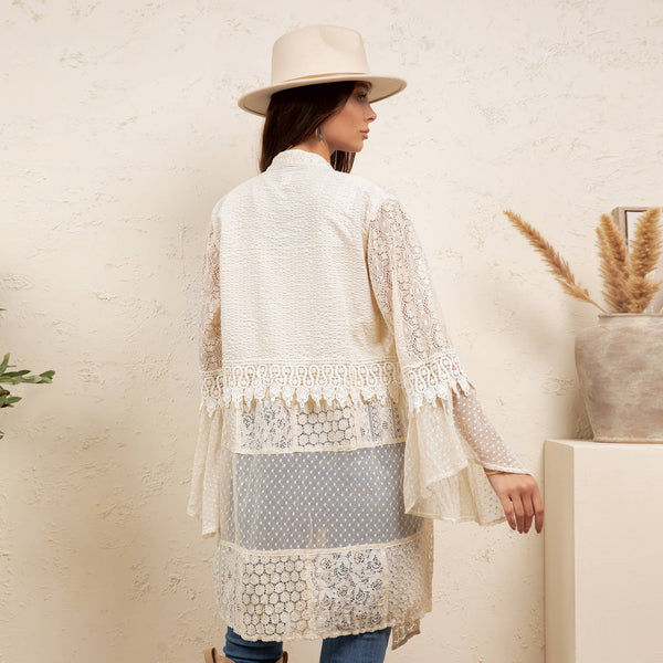 Boho Lace Duster