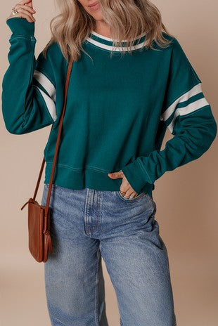 Green Varsity Sweatshirt