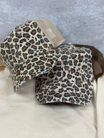 Leopard Trucker Hats