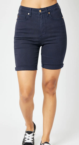 Navy Bermuda Shorts