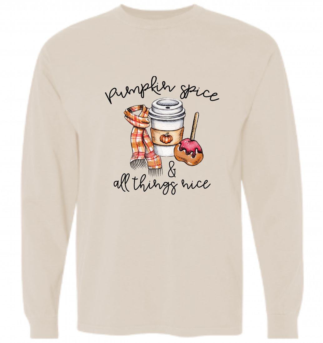 Pumpkin Spice Long Sleeve Tee