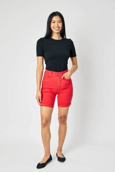 Red Burmuda Shorts