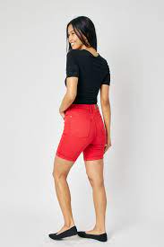 Red Burmuda Shorts