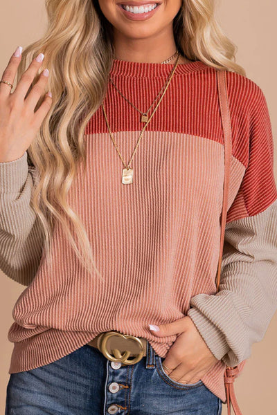 Corded Long Sleeve Top