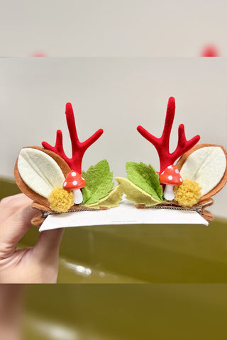 Reindeer Hair Clips