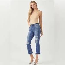 Risen Vintage Wash Shadow Hem