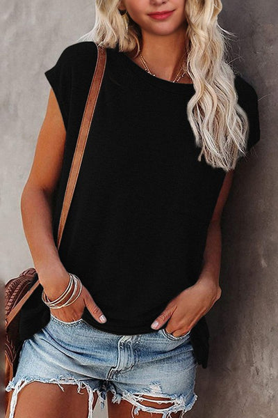 Sleeveless loose fit top