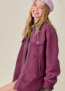 Faux Suede Jacket