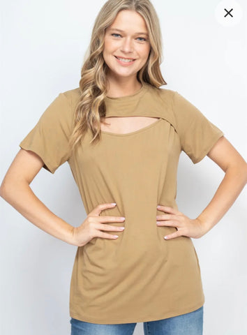 Cut Out Detail Top