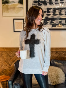 Splattered Cross Sweatshirt